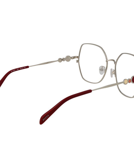 Emilio Pucci Red Metal Glasses (Frames)