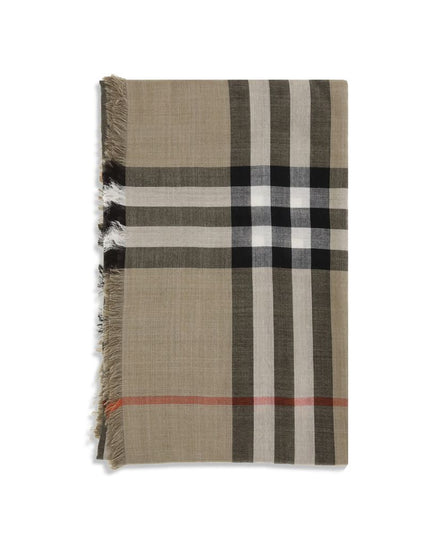 Burberry Beige Wool Scarf