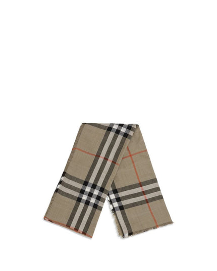 Burberry Beige Wool Scarf
