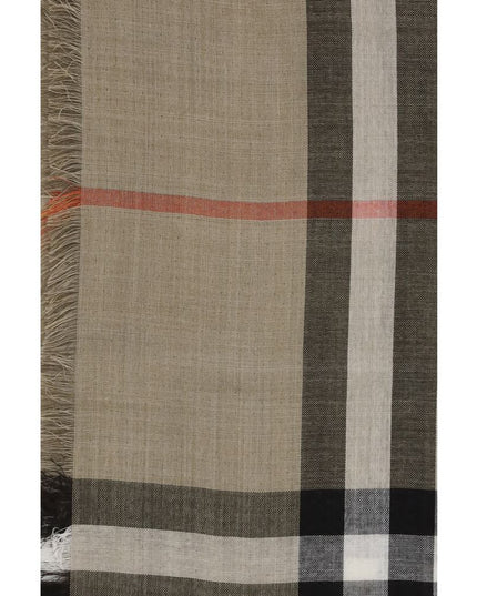 Burberry Beige Wool Scarf