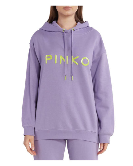 PINKO Purple Cotton Women Sweater