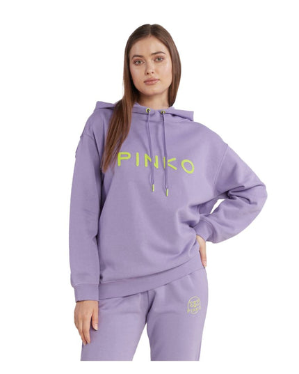PINKO Purple Cotton Women Sweater