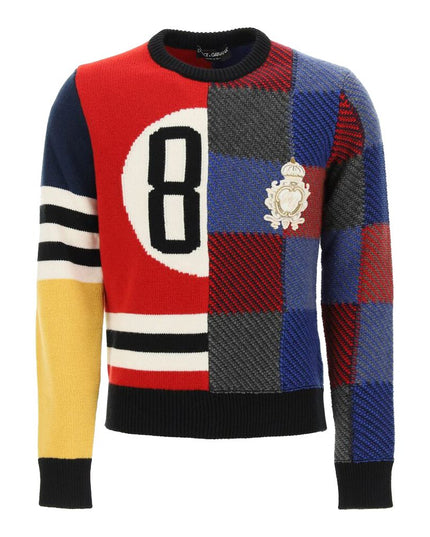 Dolce & Gabbana Multicolor Wool Sweater