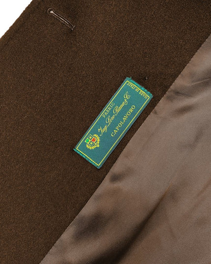 Made in Italy Brown Wool Women Coat