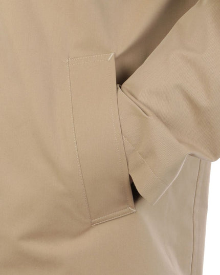 Aquascutum Beige Cotton Men Trench Coat