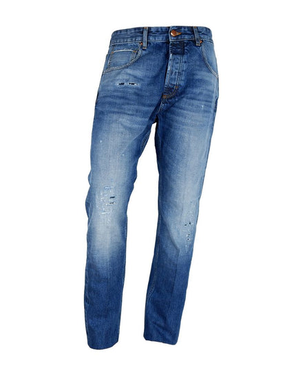 Don The Fuller Blue Cotton Men's Jeans