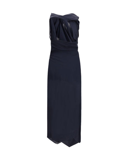 Vivienne Westwood Blue Wool Casual Dress