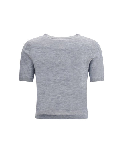 Lisa Yang Gray Cashmere Cardigan