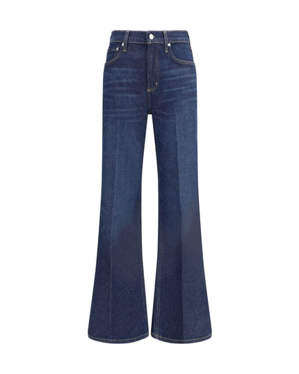Citizens of Humanity Blue Cotton Flared Jeans