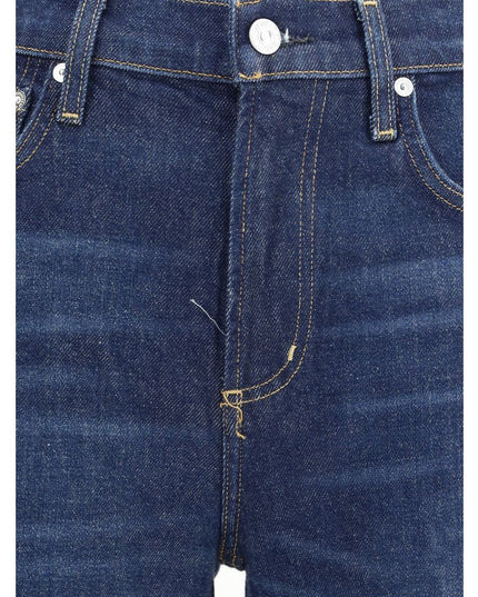 Citizens of Humanity Blue Cotton Flared Jeans