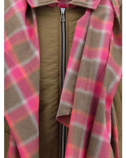 MARBELL Brown Cotton Shell Jacket