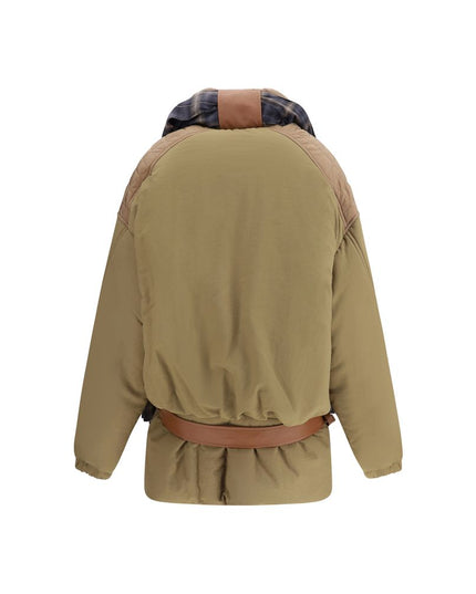 MARBELL Brown Polyamide Full-Length Jacket