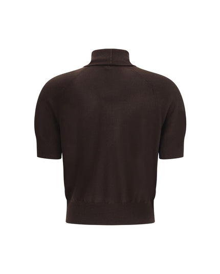 Petar Petrov Brown Merino Wool Top