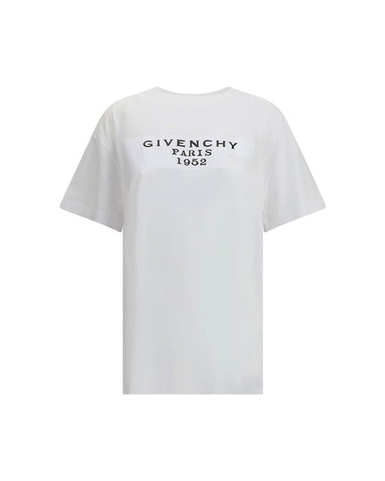 Givenchy Boxy cotton T-shirt with givenchy tape print