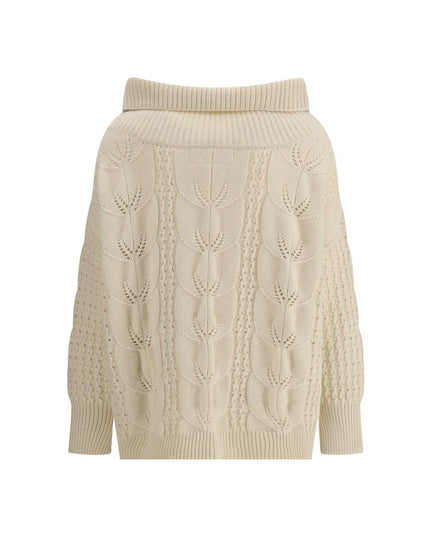 Ermanno Scervino Oversized perforated Sweater