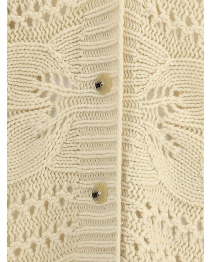 Ermanno Scervino Perforated cashmere Cardigan