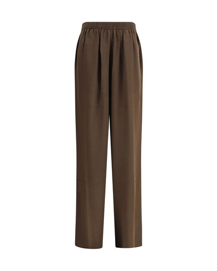 Petar Petrov Brown Silk Pants