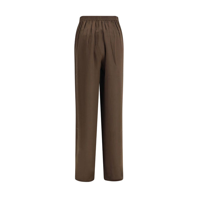 Petar Petrov Brown Silk Pants