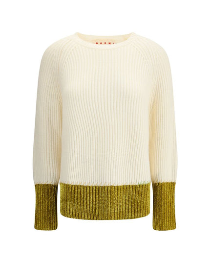 Marni Multicolor Fleece Wool Sweatshirt