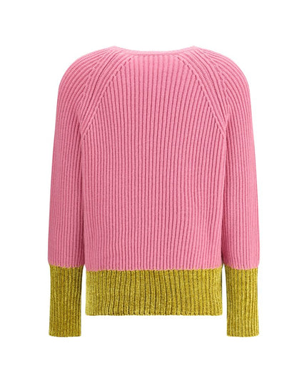 Marni Color block wool Sweater