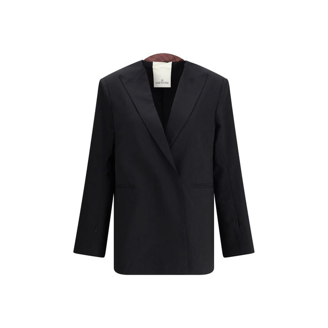 Di Stavnitser Black Polyester Blazer