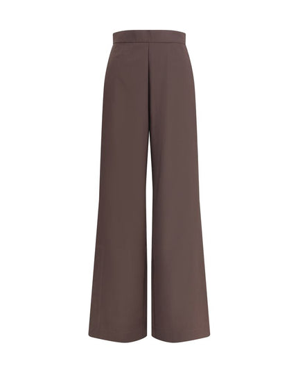Di Stavnitser Brown Fleece Wool Casual Pants