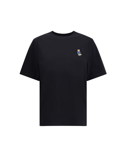 Maison Kitsuné Black Cotton T-Shirt
