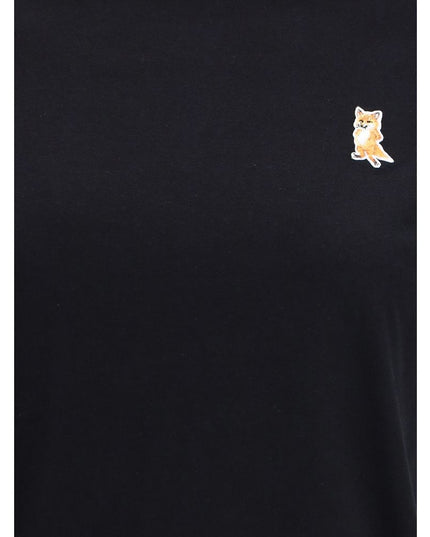 Maison Kitsuné Black Cotton T-Shirt