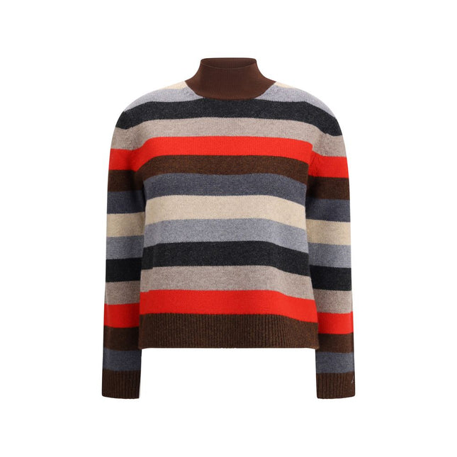 Tory Burch Multicolor Merino Wool Turtleneck