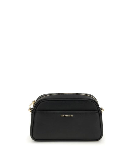 Michael Kors Black Calf Leather Bos Taurus Shoulder Bag