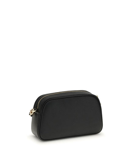 Michael Kors Black Calf Leather Bos Taurus Shoulder Bag