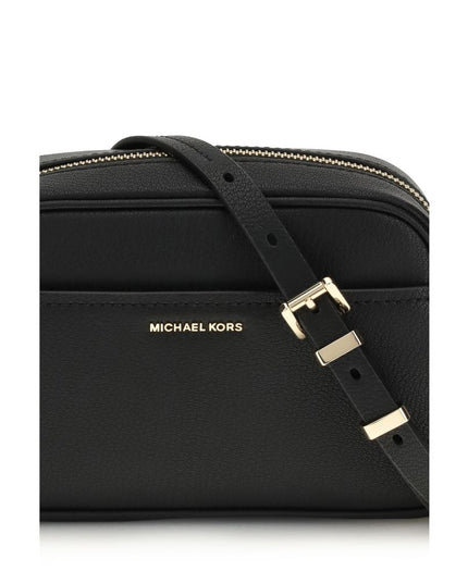 Michael Kors Black Calf Leather Bos Taurus Shoulder Bag