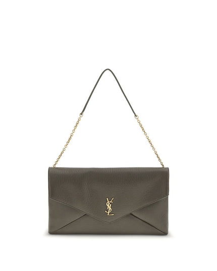 Saint Laurent Green Lamb Ovis Aries Aries Shoulder Bag