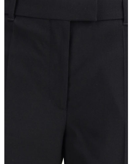 Alexander McQueen Black Wool Dress Pants