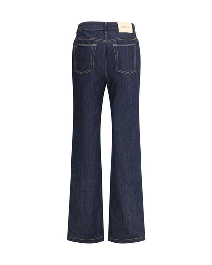 Alexander McQueen Denim Jeans feature a straight leg