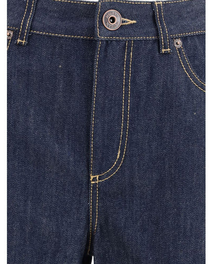 Alexander McQueen Denim Jeans feature a straight leg