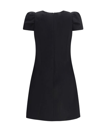 Alexander McQueen Black Wool Casual Dress