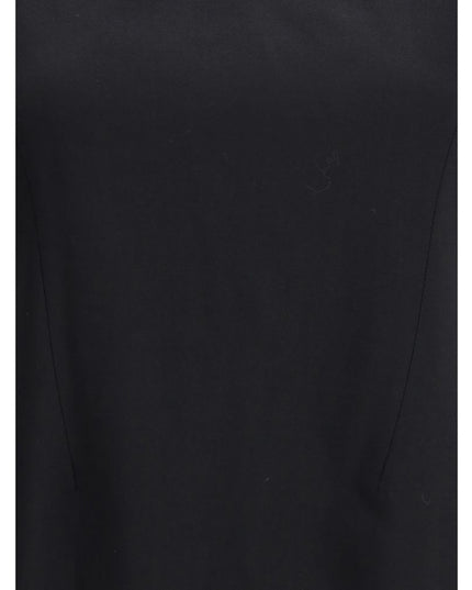 Alexander McQueen Black Wool Casual Dress