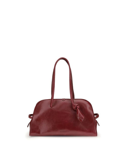 Jacquemus Red Calf Leather Bos Taurus Shoulder Bag