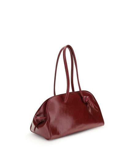 Jacquemus Red Calf Leather Bos Taurus Shoulder Bag