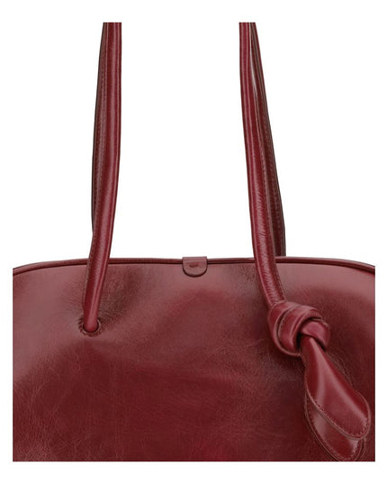 Jacquemus Red Calf Leather Bos Taurus Shoulder Bag