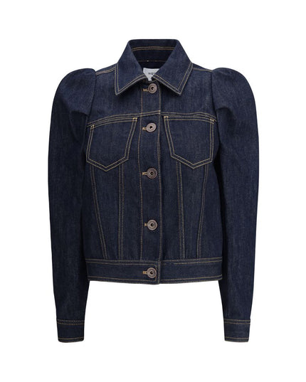 Alexander McQueen Blue Cotton Denim Jacket
