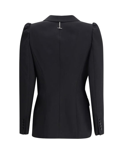 Alexander McQueen Black Wool Coat