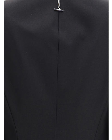 Alexander McQueen Black Wool Coat