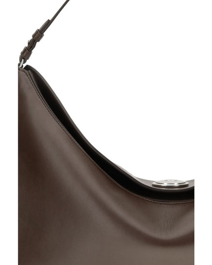 Jacquemus Brown Calf Leather Bos Taurus Shoulder Bag