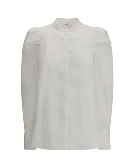 Alexander McQueen White Cotton Dress Shirt