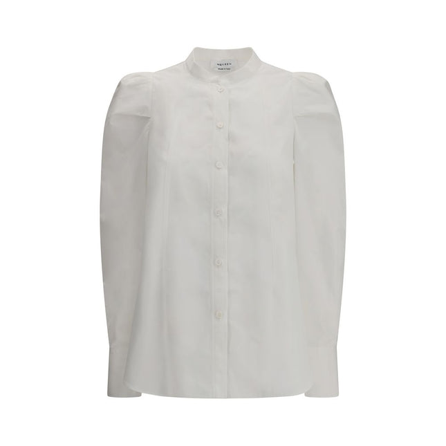 Alexander McQueen White Cotton Dress Shirt