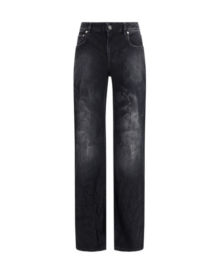 Balenciaga Wide-leg Cotton Jeans