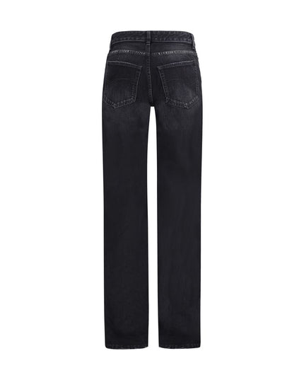Balenciaga Wide-leg Cotton Jeans