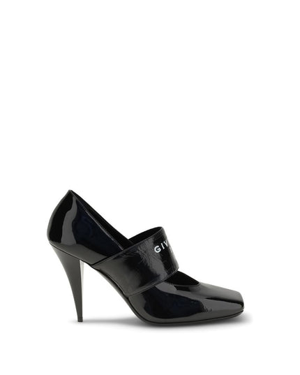 Givenchy Black Calf Leather Bos Taurus High Heel Pumps
